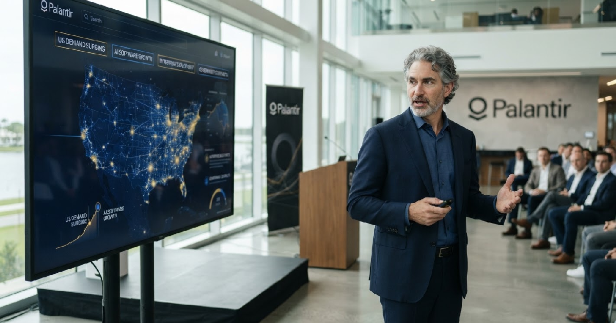 Palantir AI software demand: Palantir surges on robust US AI software demand, boosts 2026 revenue forecast