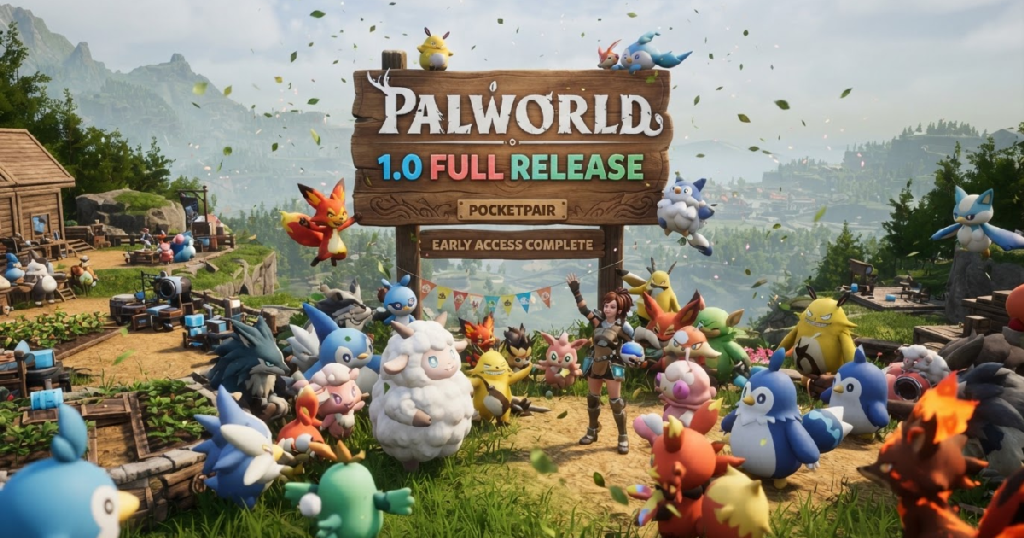 Palworld 1.0: Palworld's Official 1.0 Launch Solidifies Post-Early Access Momentum