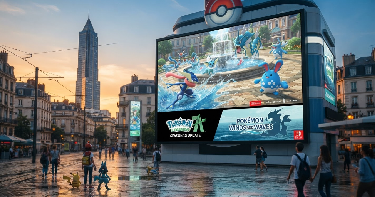 Pokemon Legends: Z-A Season 15 brings water types and Gen 10 teaser