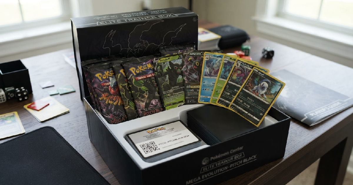 Pitch Black cards: New Pokémon TCG: Mega Evolution—Pitch Black Expansion Features "Free" Cards with a Catch
