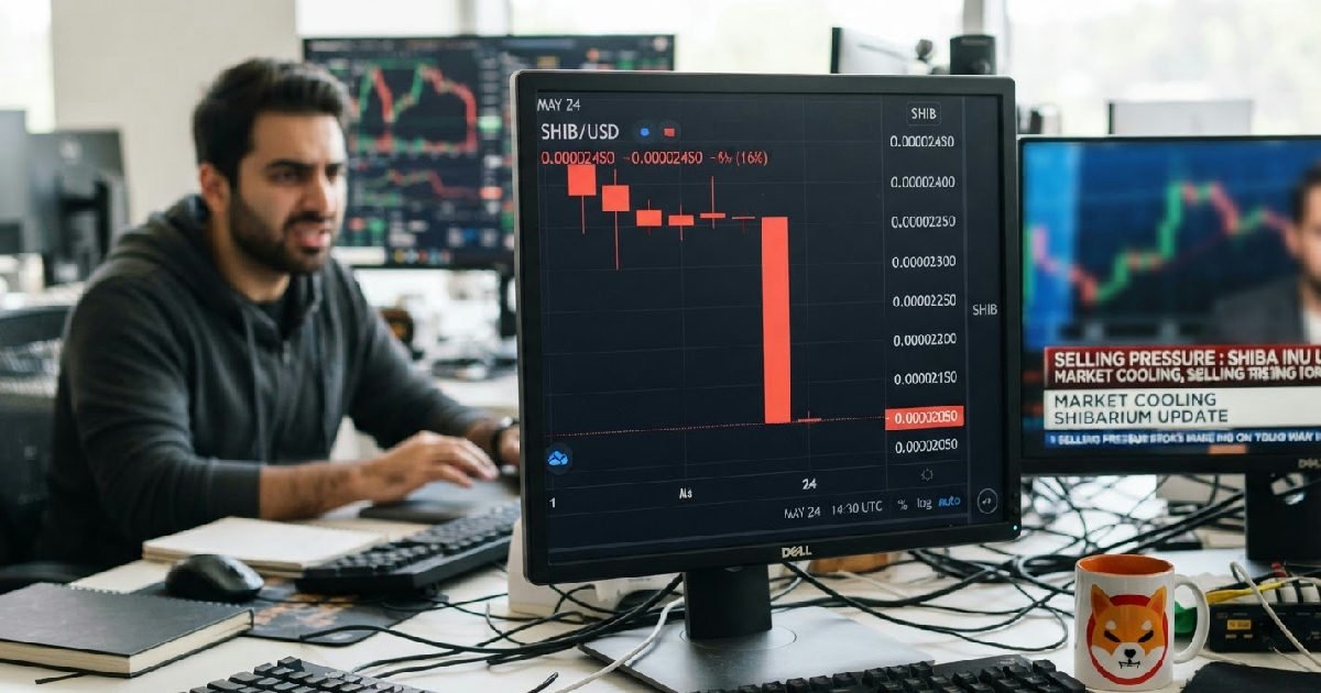Shiba Inu selling pressure: Shiba Inu tumbles 16% as selling pressure intensifies, market cools