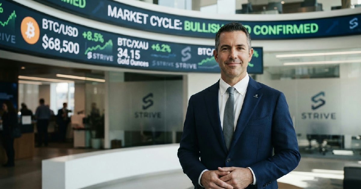 Strive CEO declares Bitcoin bear market over after double breakout