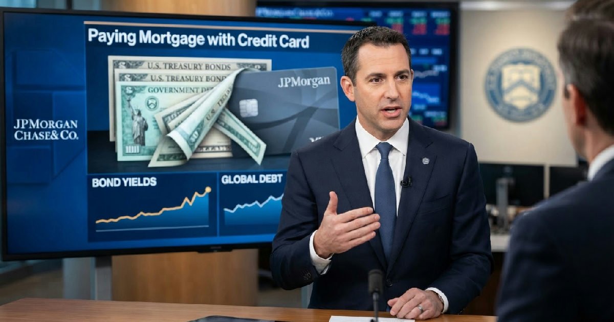 JPMorgan warns U.S. bond intervention 'paying mortgage with credit card'