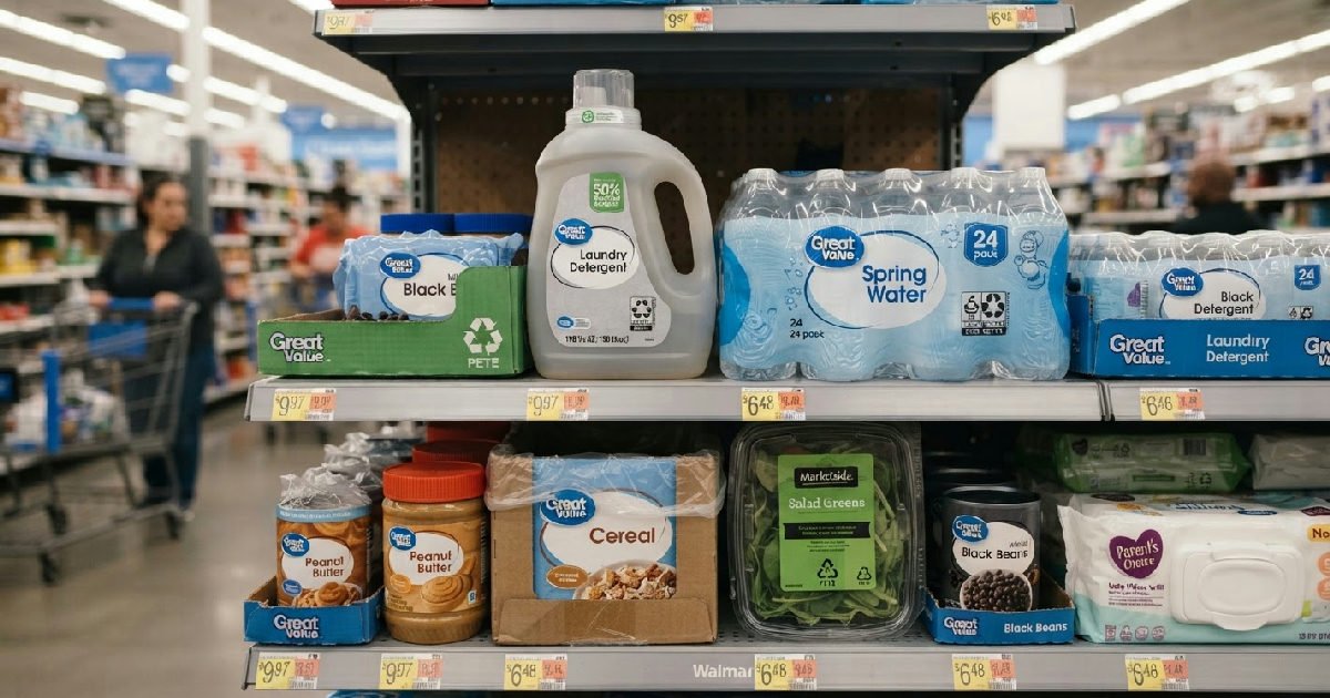 Walmart packaging sustainability: Walmart falls short on 2025 packaging sustainability targets
