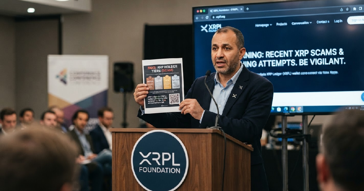 XRPL Foundation Director warns against elaborate Ripple announcement scam