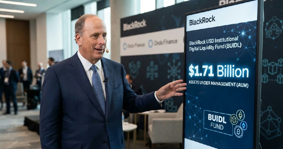 BlackRock asset tokenization fund BUIDL tops $1.7B