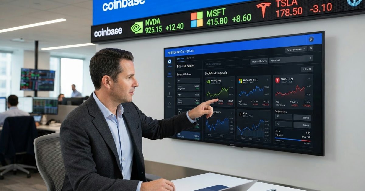 Coinbase targets stock with 50-plus perpetual futures bid