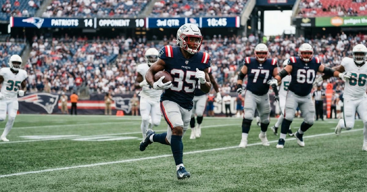 England Patriots Running treveyon: New England Patriots Running Back TreVeyon Henderson Declares