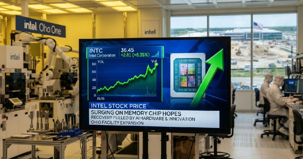 Intel Stock Price Surges on Memory Chip Hopes