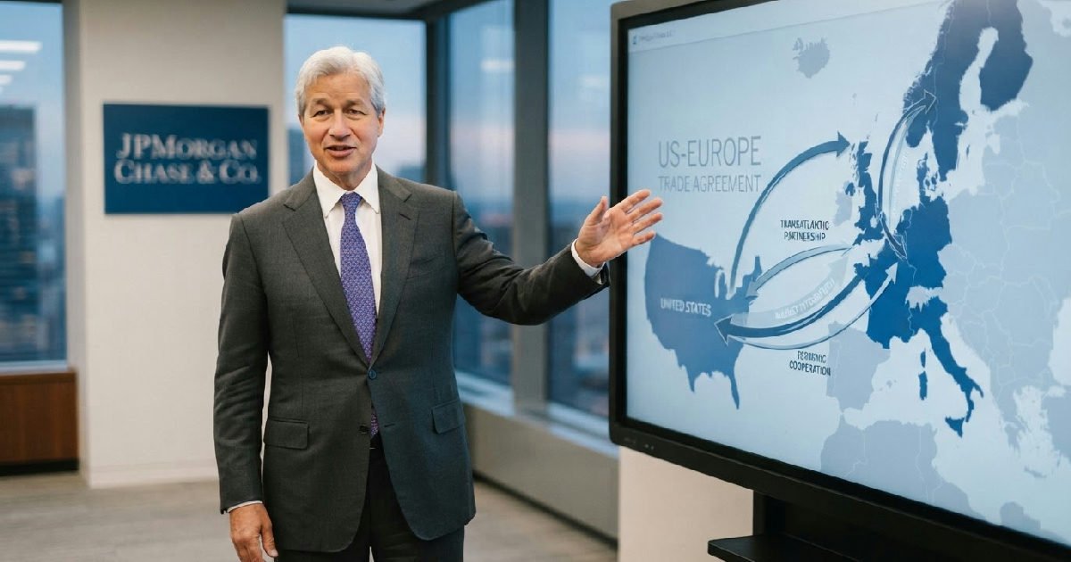 Jamie Dimon proposes US-Europe trade deal to counter autocrats