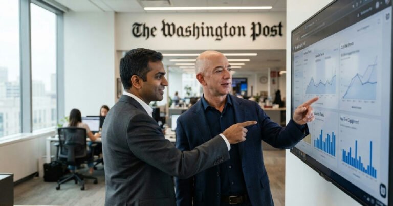 Jeff Bezos names data-first executive to spearhead Washington Post turnaround