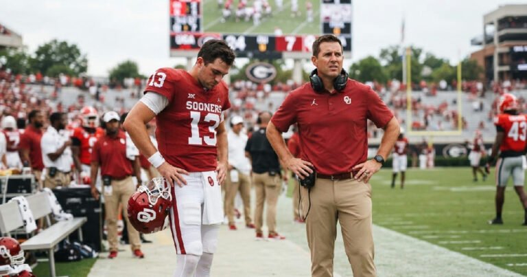 rival coaches dissect john mateer oklahoma offense struggles