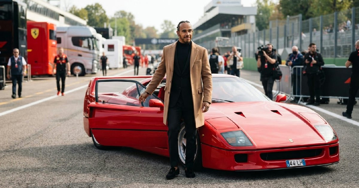 Lewis Hamilton Ferrari F40 Monza: Lewis Hamilton Signals New Ferrari Era with Dream F40 Arrival at Monza