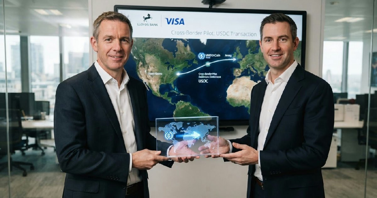 Lloyds and Visa Settle $750,000 in USDC in Cross-Border Pilot