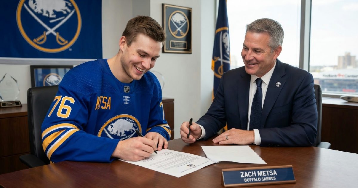 Buffalo Sabres reward defenseman Zach Metsa with $900,000 extension