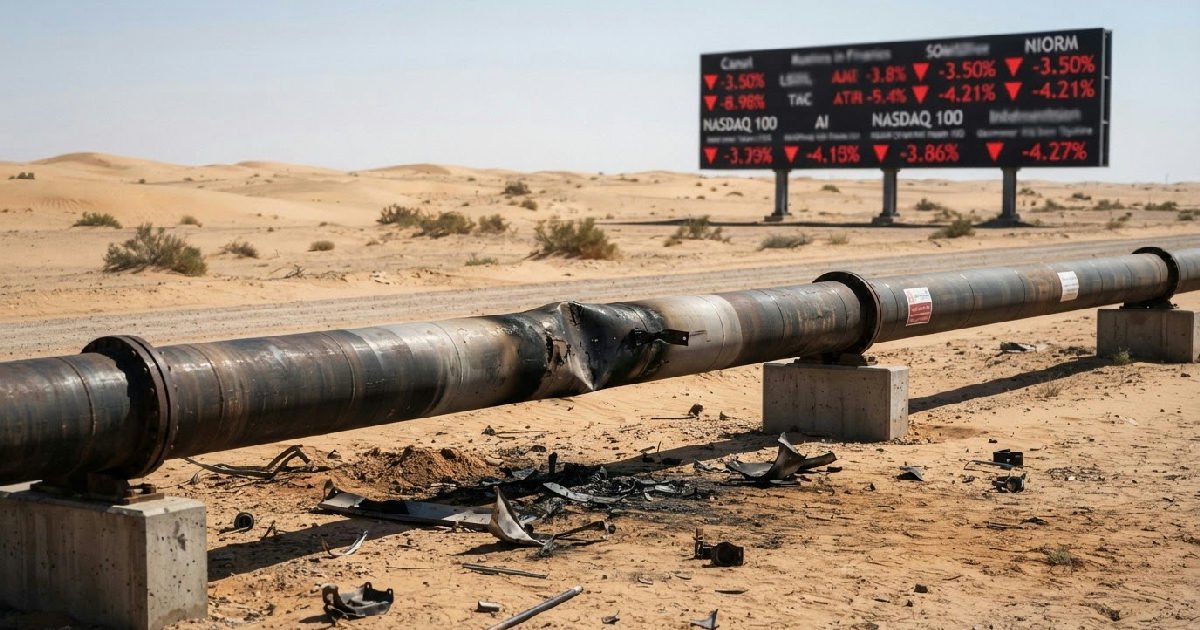 Saudi pipeline attack fuels oil price surge amid AI stock market slowdown
