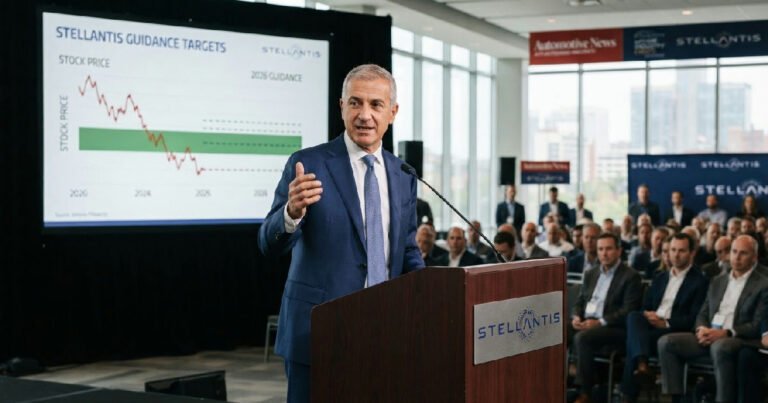 Antonio Filosa reaffirms Stellantis guidance amid stock slump