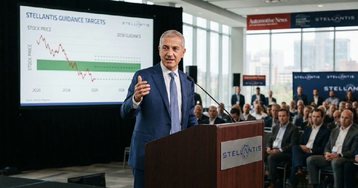 Antonio Filosa reaffirms Stellantis guidance amid stock slump