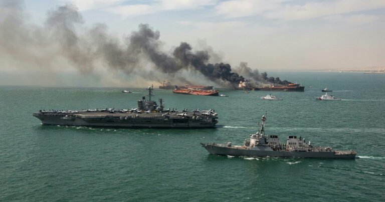 US strikes Iranian oil tankers: US Strikes Three Iranian Oil Tankers After Warship Attacks