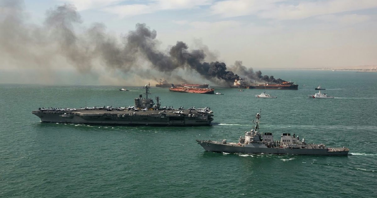 US strikes Iranian oil tankers: US Strikes Three Iranian Oil Tankers After Warship Attacks