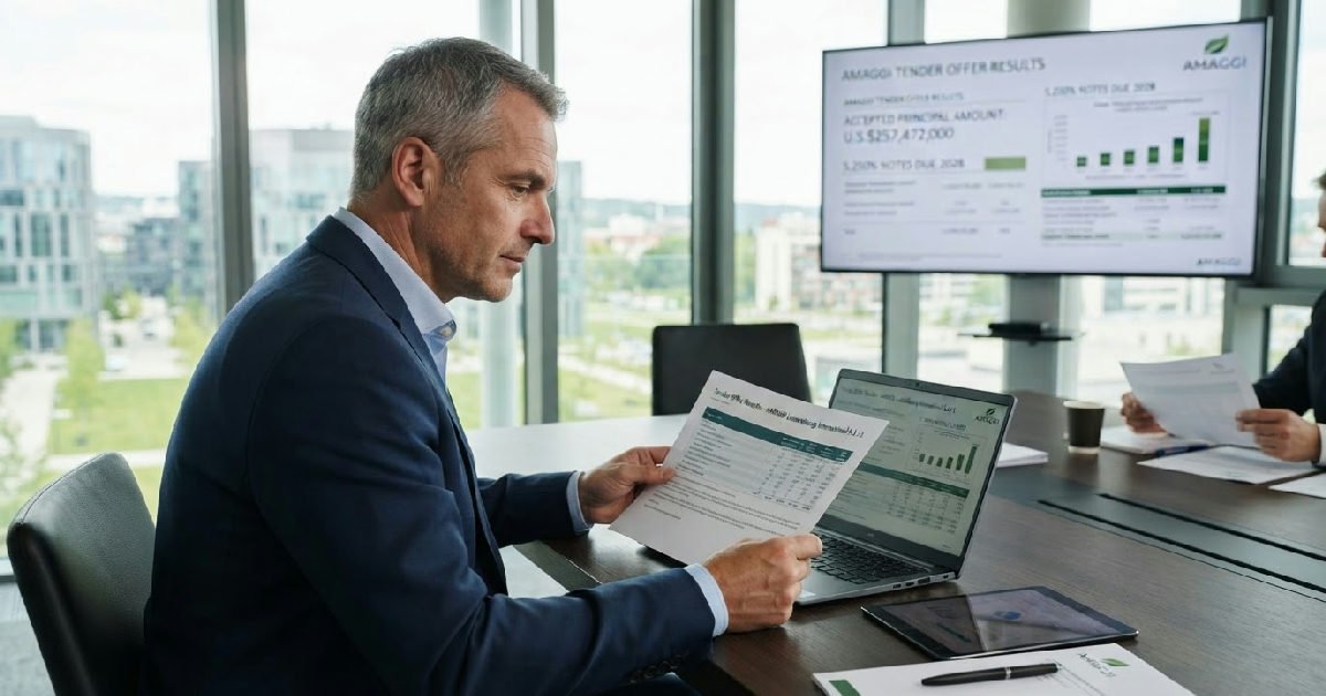 Amaggi tender offer results: Amaggi Luxembourg reports tender offer results