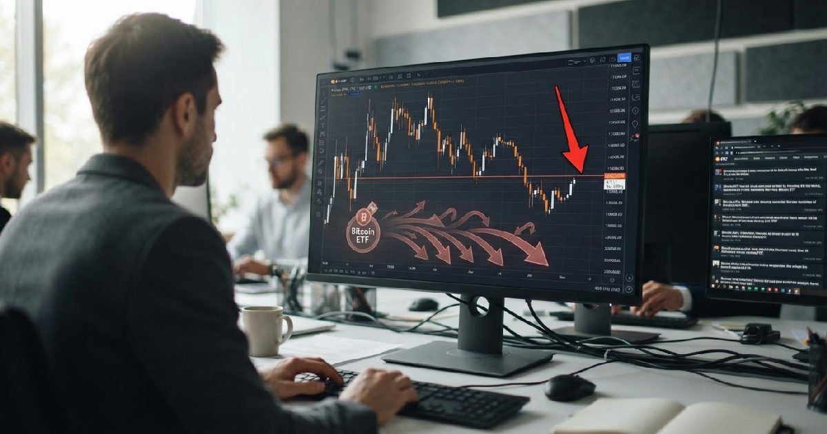 Bitcoin ETFs shed $635 million as price nears key selling