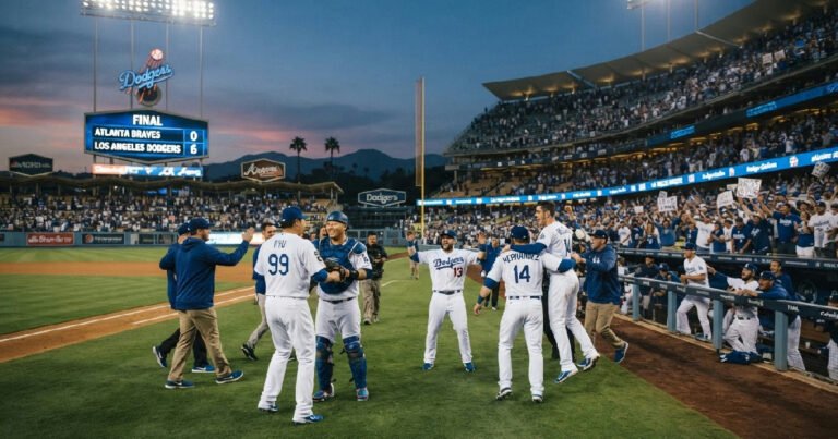 Braves Dodgers NLDS: Dodgers beat Braves 6-0 in NLDS
