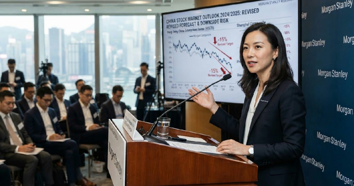 China stock market forecast: Morgan Stanley forecasts further China stock market downturn