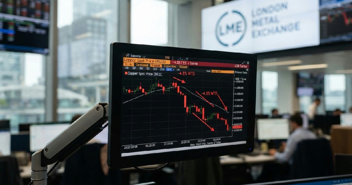 copper price weekly loss: Copper price faces sharp weekly drop as high energy costs bite