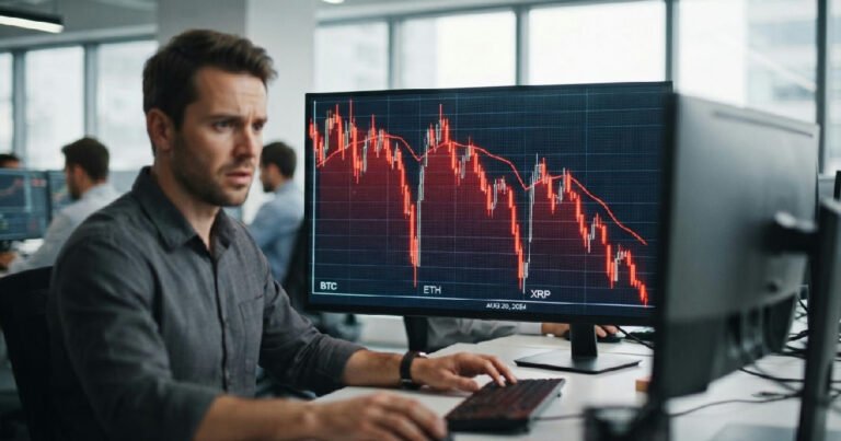 bitcoin, ethereum, xrp plunge amid crypto crash sell-off