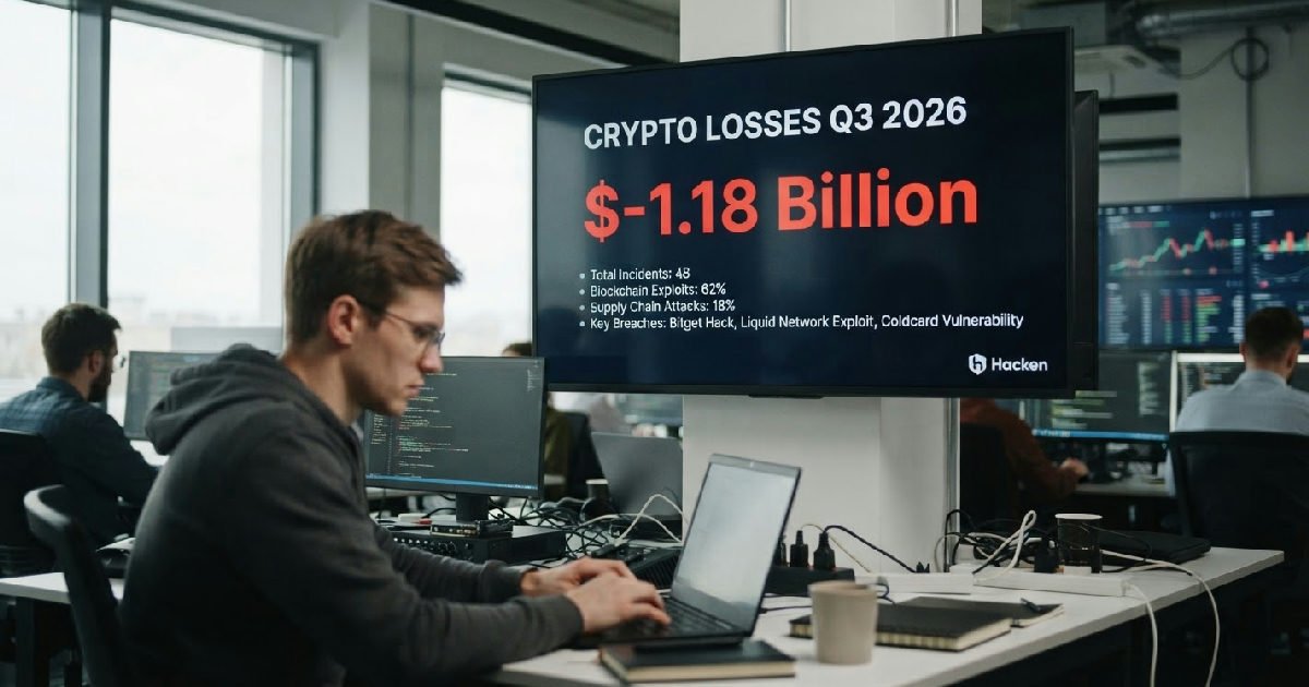 crypto losses Q3 2026: crypto sector reports 1.18 billion dollar losses q3 2026