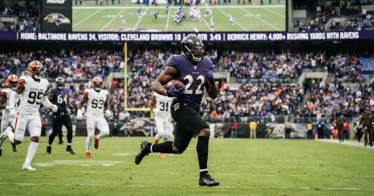 Derrick Henry rushing yards: derrick henry achieves 4000 rushing yards with titans and ravens