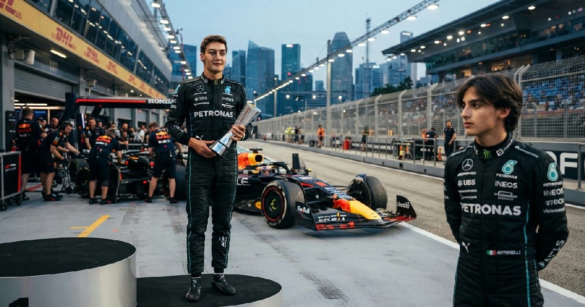 George Russell Red Bull F1 praise gets Andrea Kimi Antonelli caveat