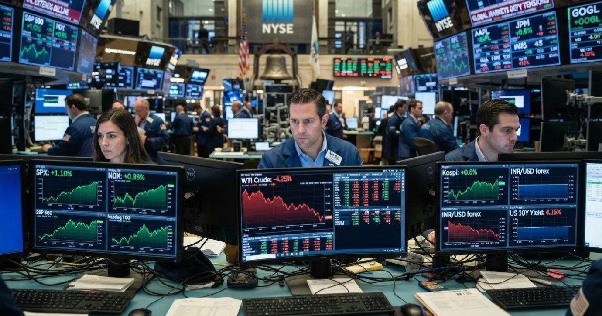 Global Markets Defy Mideast Tensions as Oil Declines