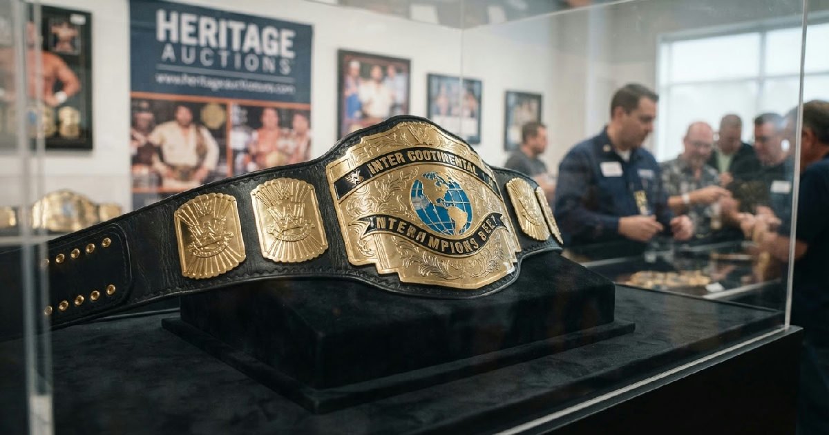WWE Intercontinental Championship belt auction: Heritage Auctions sells WWE Intercontinental Championship belt