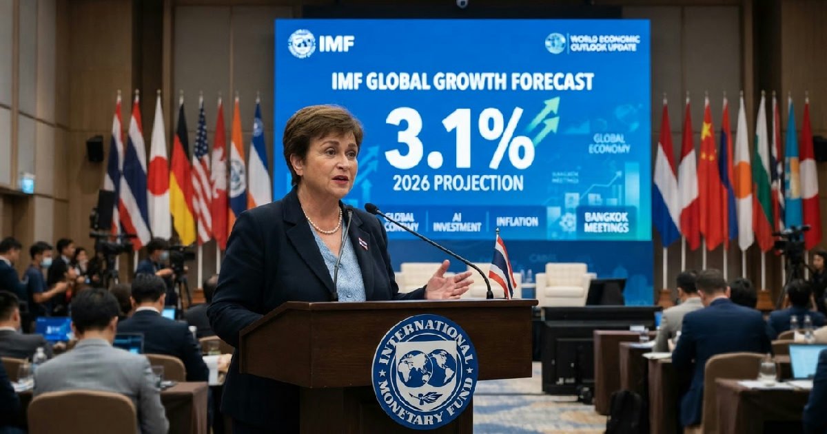 IMF raises 2026 IMF global growth forecast to 3.1%
