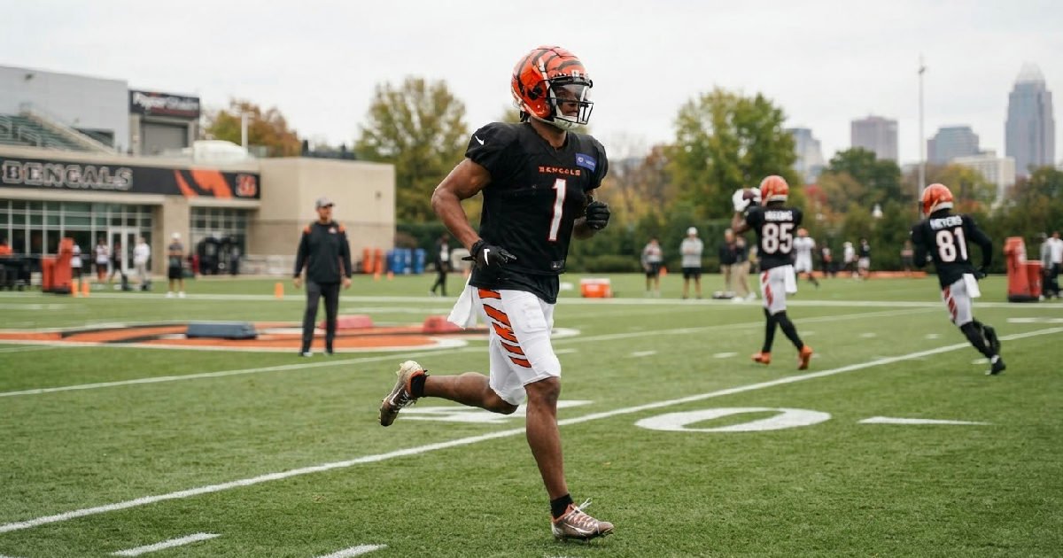 Ja'Marr Chase returns to practice, Week 5 status uncertain