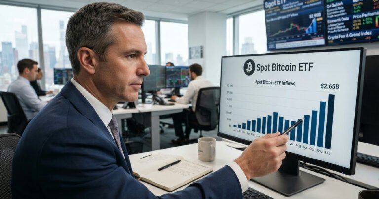 Spot Bitcoin ETF Inflows Reach $2.65B in September
