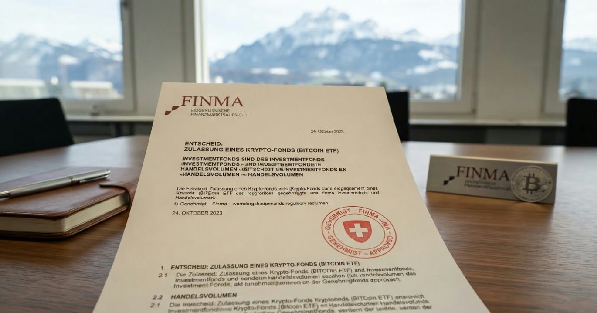Swiss Financial Market Supervisory Authority approves first
