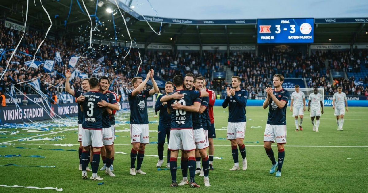 viking fk holds bayern to a 3-3 draw